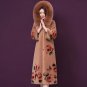 Rsslyn High-Quality Brown Coats for Women Hooded Overcoats Faux Mink Hair