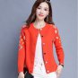 Rsslyn Basic Orange Cardigan for Women Orange Sweaters Orange Tops for Women