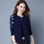 Rsslyn Basic Orange Cardigan for Women Orange Sweaters Orange Tops for Women