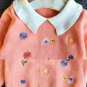 Rsslyn 2pcs/SET Matching Dress for Toddler Girls Pleated Skirt Orange Tees
