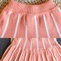 Rsslyn 2pcs/SET Matching Dress for Toddler Girls Pleated Skirt Orange Tees