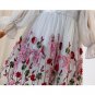 Rsslyn Flower Girls Dress Garden Wedding Gray Dress with Embroidered Bottom Free Tiara