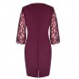 Rsslyn New Plus Size Clothes for Big Women Size 18 Burgundy Dresses Plus Size Party Dress