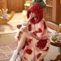 Rsslyn Christmas Gift Huge Strawberry Pajama Robe Winter Coats Soft and Warm Fleece