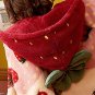 Rsslyn Christmas Gift Huge Strawberry Pajama Robe Winter Coats Soft and Warm Fleece