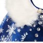 Rsslyn 6pcs/Set Fashion Royal Blue Dress Toddler Girls Costume for Christmas Pageant Show