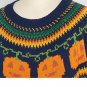 Rsslyn Navy Blue Sweaters for Men and Women Fall Theme Pumpkin Sweater