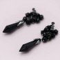 Rsslyn High-Quality Black Crowns for Women Black Luxury Crystal Crowns Black Headpiece