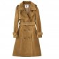 Rsslyn Free Shipping Trench Coats for Women Quilted Overcoats Free Brooch