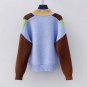 Rsslyn Autumn Stripes Season Fashion Cropped Sweaters for Women Crop Cardigan for Teenage Girls