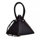Rsslyn Fashion Pyramid Bags for Women Fashion Black Triangle Phone Bags Black Shoulder Bags