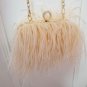 Rsslyn New Black Ostrich Bags Ostrich Feather Fashion Brand Shoulder Bags