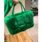 Rsslyn Fashion Brand Designer Christmas Pretty Green Tote Bag Luxury Leather Bags for Women