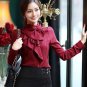 Rsslyn Burgundy Tops Red Ruffled Blouses Limited Item Maroon Blouse for Women is Ready for Shipping