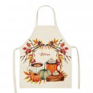 Rsslyn Orange Pumpkin Pattern Cleaning Art Aprons Home Cooking Aprons 68 x 55cm