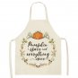 Rsslyn Orange Pumpkin Pattern Cleaning Art Aprons Home Cooking Aprons 68 x 55cm