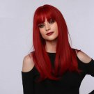 Rsslyn 16 Inches Long Wigs for Women Cosplay Warrior Princess Zena Red Hair Heat Resistant Wigs