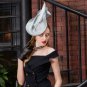 Rsslyn Gray Fascinator for Women with Feather
