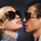 Rsslyn Fashion Brand Sunglasses for Men and Women Oversized Black Sunglasses
