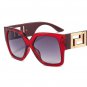Rsslyn Fashion Brand Sunglasses for Men and Women Oversized Black Sunglasses