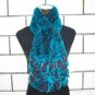 Rsslyn Fashion Peacock Scarves Real Rabbit Fur Winter Scarf High Top Quality Scarfs