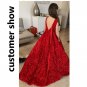 Rsslyn Luxury Christmas Dress for Tween Girls Pageant Show Piano Performance Show
