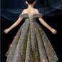 Rsslyn Luxury Christmas Dresses Silver Gowns for Toddler Girls Free Tiara Flower Girls Dresses