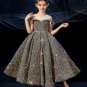 Rsslyn Luxury Christmas Dresses Silver Gowns for Toddler Girls Free Tiara Flower Girls Dresses