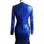 Rsslyn Luxury Christmas Dress Sequined Floor Length Royal Blue Dresses Bridesmaids Mermaid Dresses