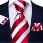 Rsslyn 3pcs/SET Christmas Neckties Candy Canes Striped Ties for Boys and Men