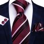 Rsslyn 3pcs/SET Christmas Neckties Candy Canes Striped Ties for Boys and Men