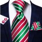 Rsslyn 3pcs/SET Christmas Neckties Candy Canes Striped Ties for Boys and Men