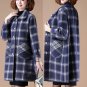 Rsslyn Fashion Christmas Jackets Plaid Jackets for Women Plus Sizes Winter Red Coats