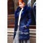 Rsslyn Fashion Royal Blue Parkas Sizes S-3XL Big Large Parkas for Winter Birthday Gift