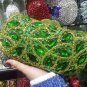 Rsslyn Luxury Shoulder Bags Royal Blue Evening Bags Royal Blue Clutch with Large Diamonds
