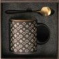 Rsslyn New Elegant Mug Cups for Men Birthday Gift Fashion Brand Pattern
