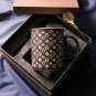 Rsslyn New Elegant Mug Cups for Men Birthday Gift Fashion Brand Pattern