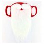 Rsslyn 2pcs/SET Christmas Masks with Fake Beard Red Facemask for Fun