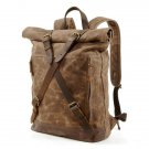 Rsslyn Adaptable Brown Backpack for Boys Mens Knapsack Mountaineering Bags LMF24-303 Camping Bags
