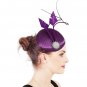 Fancy Cocktail Hat Large Golden Flower Metallic Fascinator Headwear for Ladies