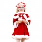 Rsslyn 4pcs/Set Christmas Santa Theme Girls Outfit Christmas Gift for Grand Daughter
