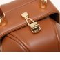 Rsslyn Genuine Leather Handbags Luxury Brand Burgundy Purses