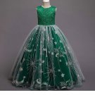 Christmas Dresses for Tween Girls Floor Length Pageant Dress-Free Crystal Crowns for Little Ladies