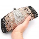 Rsslyn Black Classic Clutch for Bridesmaids Evening Purse for Prom Party Handbags