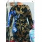 Rsslyn Sequined Christmas Dresses for Women Quarter Sleeve Silver Mini Dress