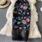 Rsslyn Black Lacy Dress Fashion Trend Black Floral Dress Sleeveless Black Dresses