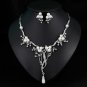 Rsslyn Affordable Jewelry Set for the Bride Matching Silver Pearl Set