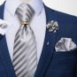 Rsslyn 5pcs/SET Christmas Accessories for Men Red Party Neckties Grooms Necktie Set