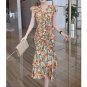 Rsslyn Fashion Brand Formal Dress for Thanksgiving Banquet Ruched Dress for Women