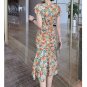 Rsslyn Fashion Brand Formal Dress for Thanksgiving Banquet Ruched Dress for Women